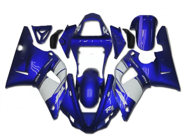 Carénage Yamaha R1 2000-2001 - Bleu Blanc