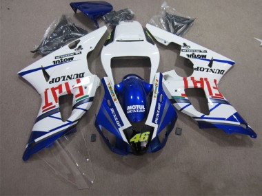 Carénage Yamaha R1 2009-2011 - Bleu Blanc Motul Dunlop 46