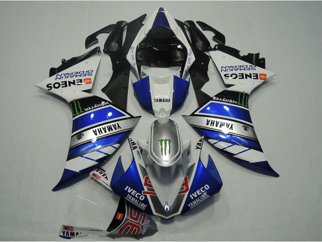 Carénage Yamaha R1 2012-2014 - Bleu Blanc IVECO