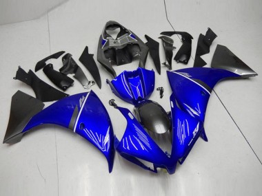 Carénage Yamaha R1 2012-2014 - Noir Bleu