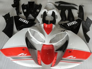 Carénage Yamaha R1 2012-2014 - Racy Rouge Blanc Noir