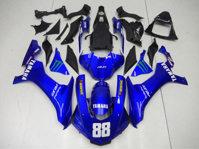 Carénage Yamaha R1 2015-2019 - Bleu Monster 88