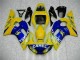 Carénage Yamaha R6 1998-2002 - Jaune Bleu