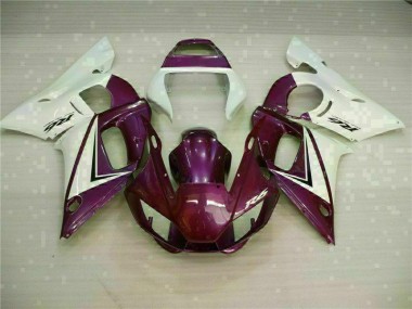 Carénage Yamaha R6 1998-2002 - Violet Blanc