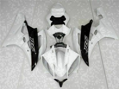 Carénage Yamaha R6 2006-2007 - Blanc Noir