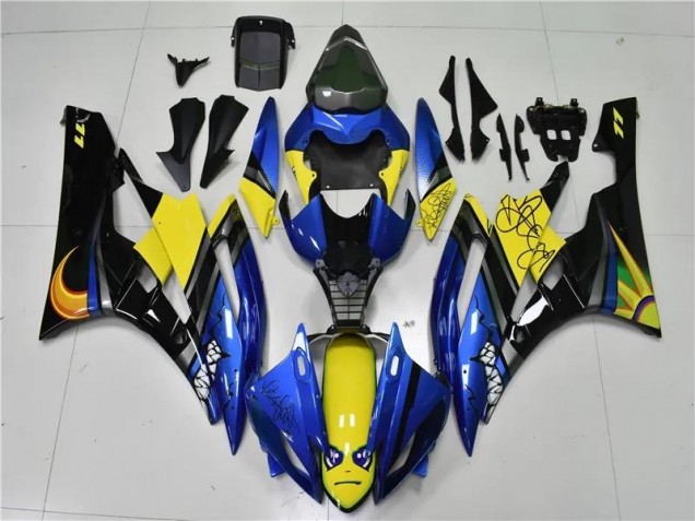 Carénage Yamaha R6 2006-2007 - Bleu Requin