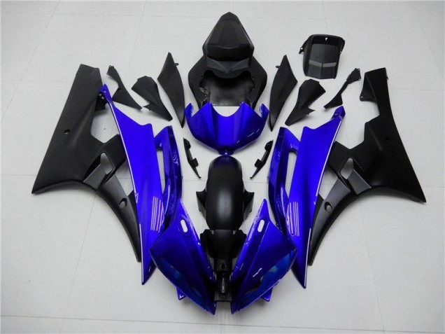 Carénages & Carrosserie Yamaha R6 2006-2007 - Bleu Noir