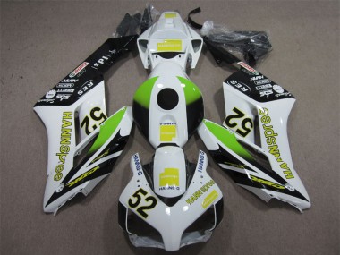 Carénages Honda CBR 1000 RR 2004-2005 - Blanc Vert Hannspree 52