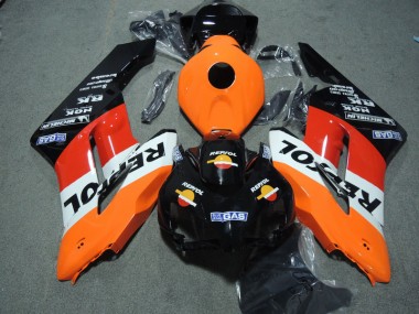 Carénages Honda CBR 1000 RR 2004-2005 - Noir Orange Repsol