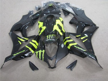 Carénages Honda CBR 1000 RR 2004-2005 - Noir Vert Monster