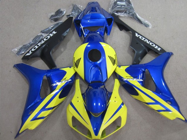 Carénages Honda CBR 1000 RR 2006-2007 - Bleu Jaune