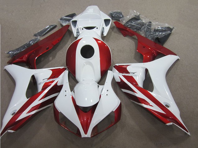 Carénages Honda CBR 1000 RR 2006-2007 - Rouge Blanc