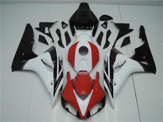 Carénages Honda CBR 1000 RR 2006-2007 - Rouge Blanc Noir