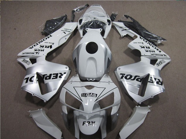 Carénages Honda CBR 600 RR 2005-2006 - Blanc Noir Repsol