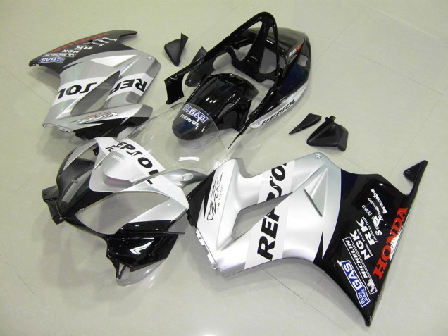 Carénages Honda VFR 800 2002-2013 - Argent Repsol