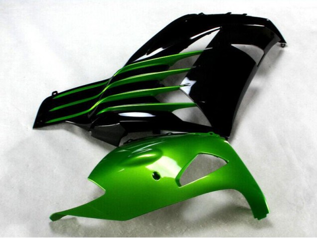 Carénages Kawasaki ZX14R ZZR 1400 2012-2021 - Noir Vert