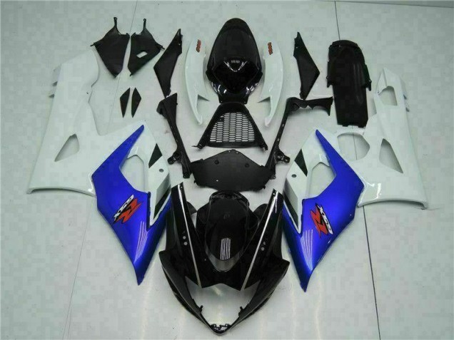 Carénages Suzuki GSXR 1000 K5 2005-2006 - Bleu Blanc