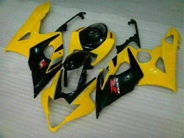 Carénages Suzuki GSXR 1000 K5 2005-2006 - Jaune Noir