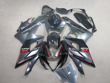 Carénages Suzuki GSXR 1000 K5 2005-2006 - Noir Rouge