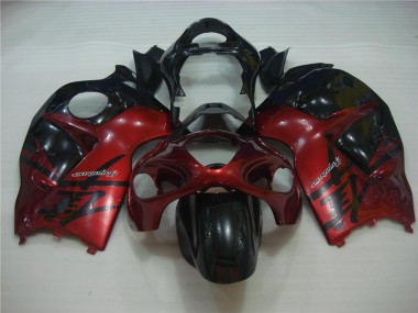 Carénages Suzuki GSXR 1300 Hayabusa 1996-2007 - Rouge Noir