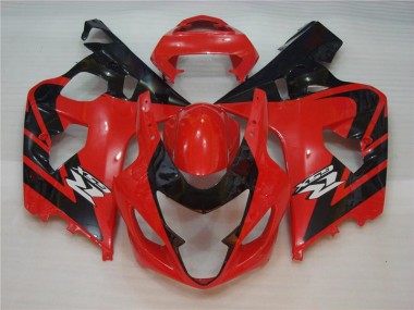 Carénages Suzuki GSXR 600 / 750 K4 2004-2005 - Rouge Noir