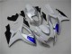 Carénages Suzuki GSXR 600 / 750 K6 2006-2007 - Blanc Bleu