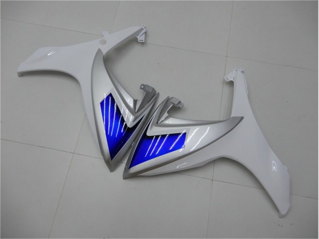 Carénages Suzuki GSXR 600 / 750 K6 2006-2007 - Blanc Bleu