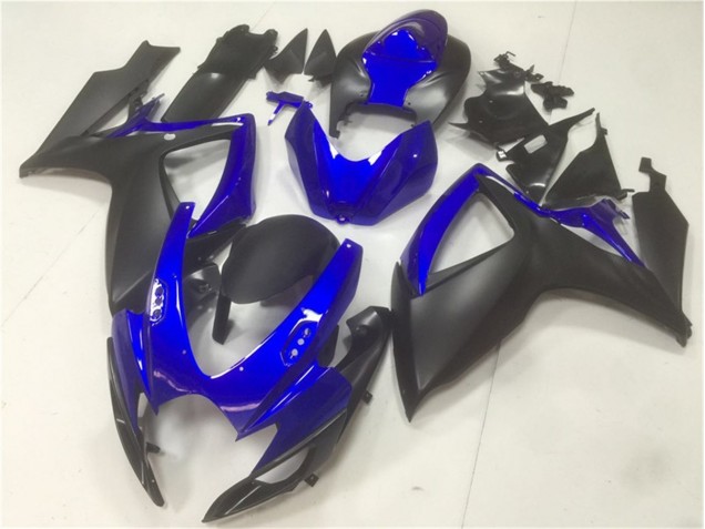 Carénages Suzuki GSXR 600 / 750 K6 2006-2007 - Noir Bleu