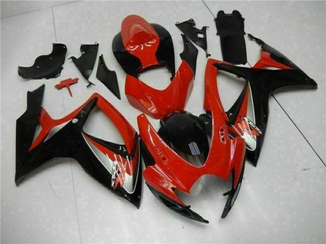 Carénages Suzuki GSXR 600 / 750 K6 2006-2007 - Rouge