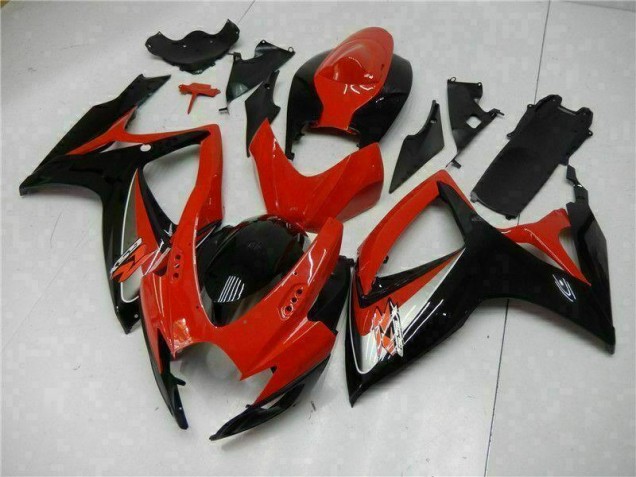 Carénages Suzuki GSXR 600 / 750 K6 2006-2007 - Rouge