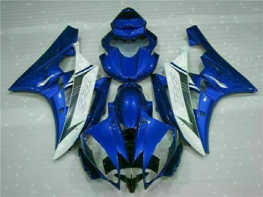 Carénages Yamaha R6 2006-2007 - Bleu Blanc