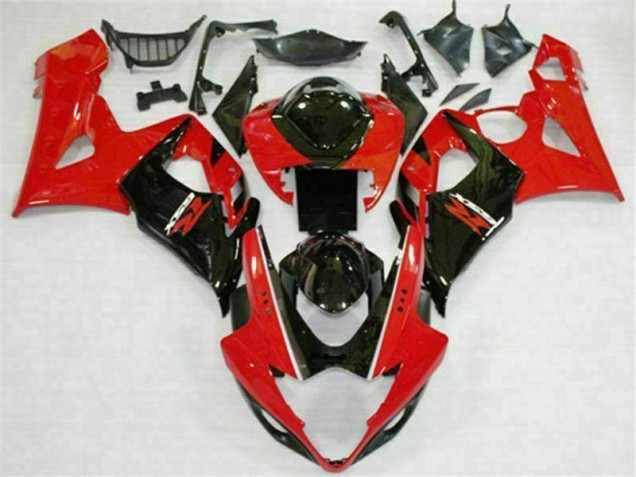 Carrosserie Suzuki GSXR 1000 K5 2005-2006 - Rouge Noir