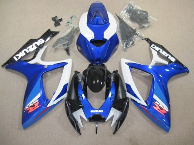 Carrosserie Suzuki GSXR 600 K6 2006-2007 - Bleu Blanc