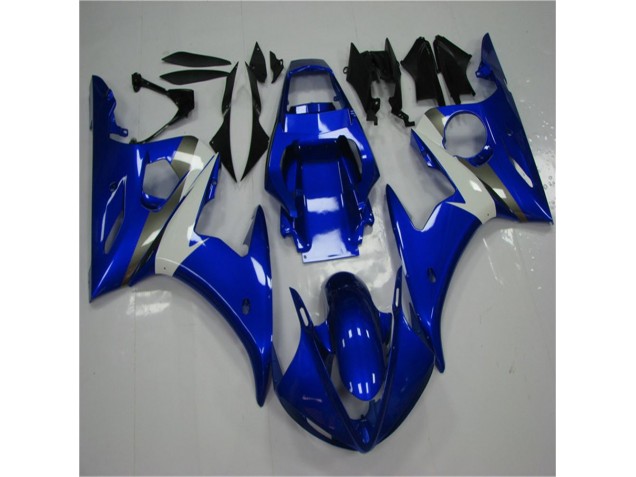 Carrosserie Yamaha R6 2003-2005 - Bleu Blanc