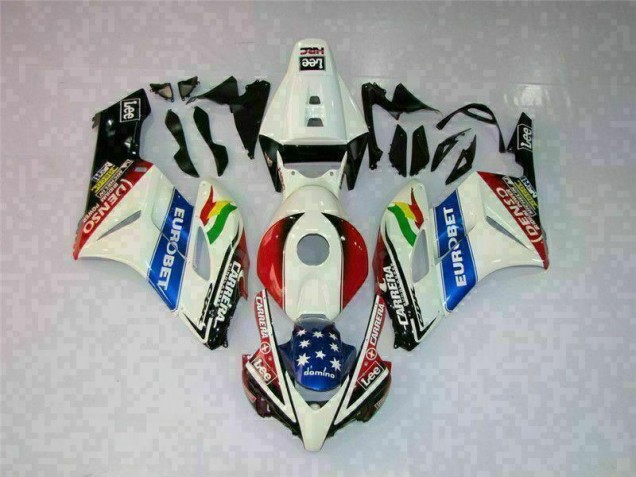 Kit Carénages Complet Honda CBR 1000 RR 2004-2005 - Blanc Rouge