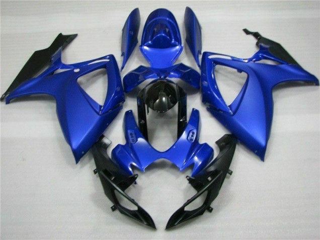 Kit Carénages Complet Suzuki GSXR 600 / 750 K6 2006-2007 - Bleu Noir