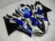 Kit Carénages Complet Yamaha R6 2008-2016 - Bleu Noir