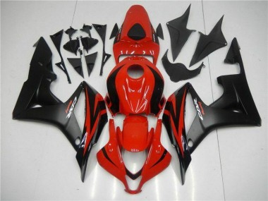 Kit Carénages Honda CBR 600 RR 2007-2008 - Noir Rouge